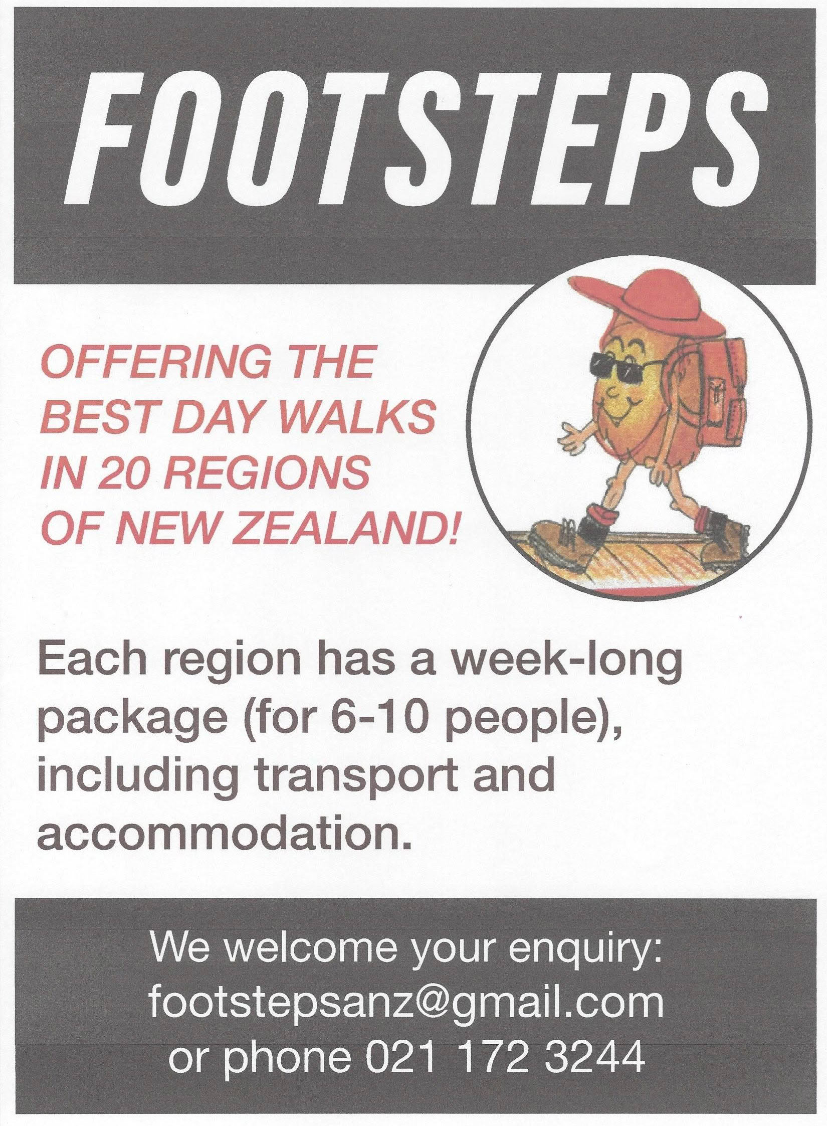 Footsteps 20 regions Advt (2) Footsteps 20 regions Advt (2)